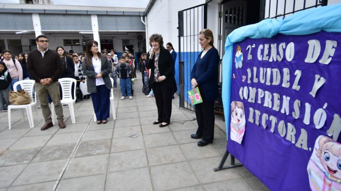 Jornada del Censo de Fluidez y Comprensión Lectora en una escuela primaria del Chaco