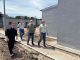 Autoridades del IPDUV recorren las viviendas en construcción en Puerto Tirol, Chaco