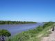 Vista del riacho Barranqueras y la isla Santa Rosa desde Puerto Vilelas, Chaco
