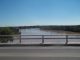 Vista del río Bermejo y sus costas desde el puente entre Chaco y Formosa